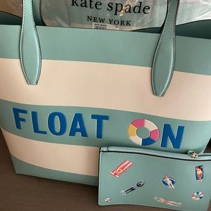 Kate Spade Multicolor Poolside Float On Tote! Brand new!